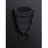 Менструальная чаша Gcup Gvibe, S, черная, 6 х 3.5 см, фото №8 — секс шоп Украина, NO TABOO