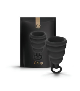 Менструальна чаша Gcup Gvibe, S, чорна, 6 х 3.5 см - No Taboo