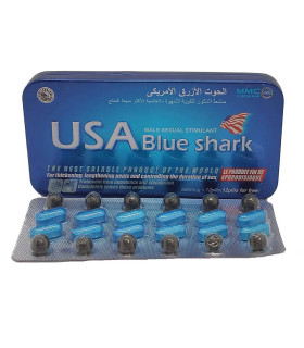 Возбудитель для мужчин USA Blue Shark 24 шт - No Taboo