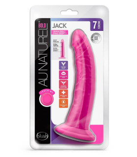 Гибкий фаллоимитатор Blush Au Naturel на присоске, розовый, 19 х 3.8 см - No Taboo