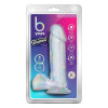 Фаллоимитатор реалистичный на присоске Blush B Yours прозрачный, 20.3 х 4.4 см фото №2 — секс игрушки: Украина, NO TABOO