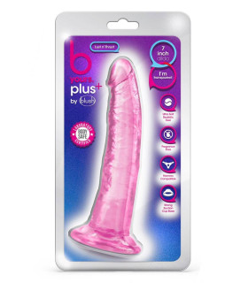 Фалоімітатор реалістичний на присосці Blush B Yours Plus рожевий, 19 х 3.8 см - No Taboo