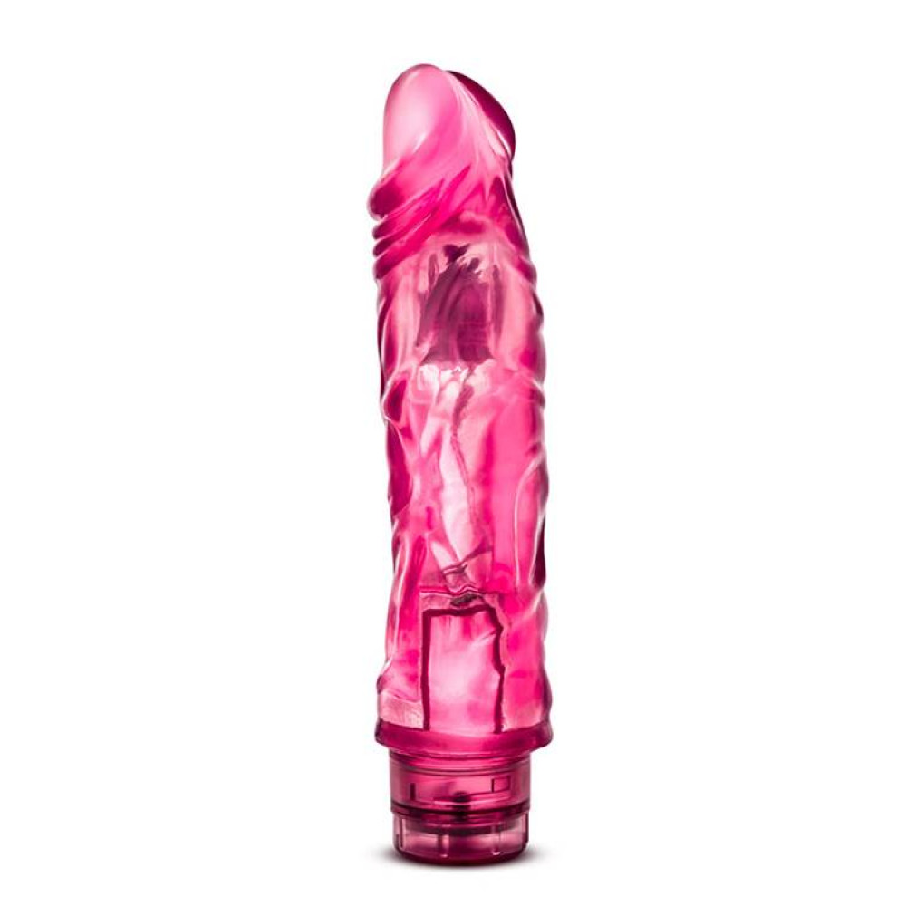 Вибратор реалистичный Blush B Yours Vibe 10 розовый, 22.5 х 4.9 см фото №3 — секс игрушки: Украина, NO TABOO