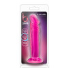 Гибкий фаллоимитатор Blush B Yours с присоской, розовый, 16.5 х 3.8 см фото №2 — секс игрушки: Украина, NO TABOO