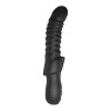 Рельефный вибратор Dream Toys Midnight Magic с клиторальной стимуляцией черный, 23 х 4 см фото №3 — секс игрушки: Украина, NO TABOO