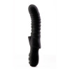 Рельефный вибратор Dream Toys Midnight Magic с клиторальной стимуляцией черный, 23 х 4 см фото №6 — секс игрушки: Украина, NO TABOO