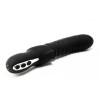 Рельефный вибратор Dream Toys Midnight Magic с клиторальной стимуляцией черный, 23 х 4 см фото №9 — секс игрушки: Украина, NO TABOO
