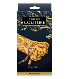 Веревка для бондажа NS Novelties Bondage Couture золотая, 8 м - No Taboo