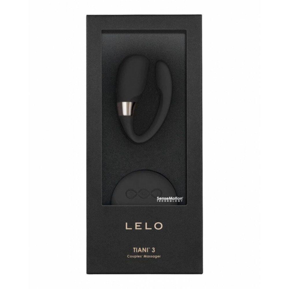 Вибратор для пар Lelo Tiani 3 с дистанционным пультом, черный, 7.8 х 3 см фото №2 — секс игрушки: Украина, NO TABOO