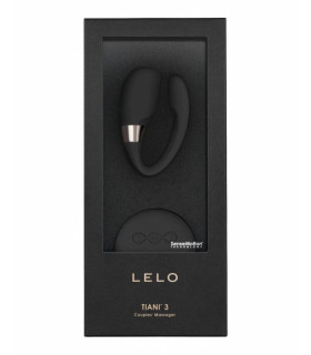 Вибратор для пар Lelo Tiani 3 с дистанционным пультом, черный, 7.8 х 3 см - No Taboo