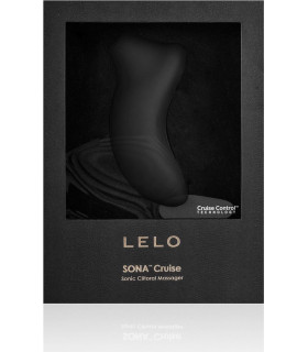 Звуковий стимулятор клитора Lelo SONA черный, 11.5 см - No Taboo