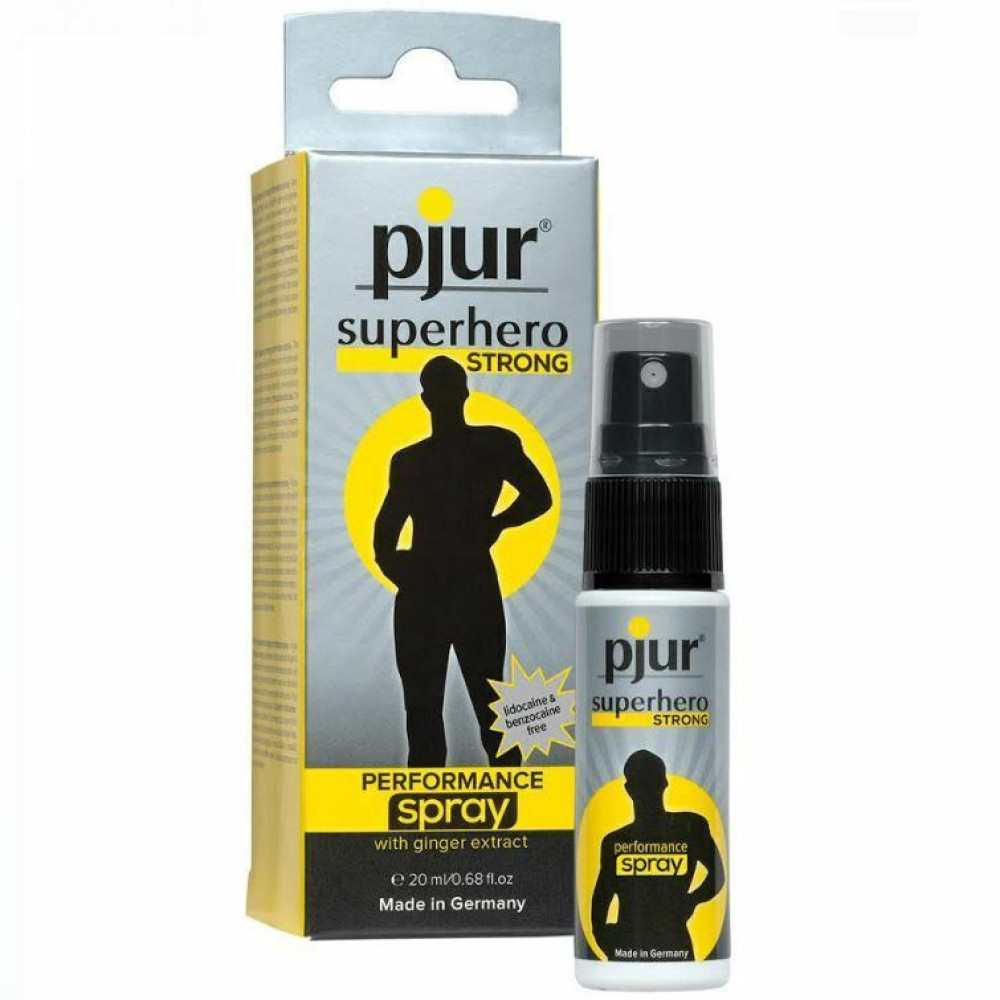 Пролонгатор спрей Pjur Superhero Performance Strong, 20 мл, фото №0 — секс шоп Украина, NO TABOO