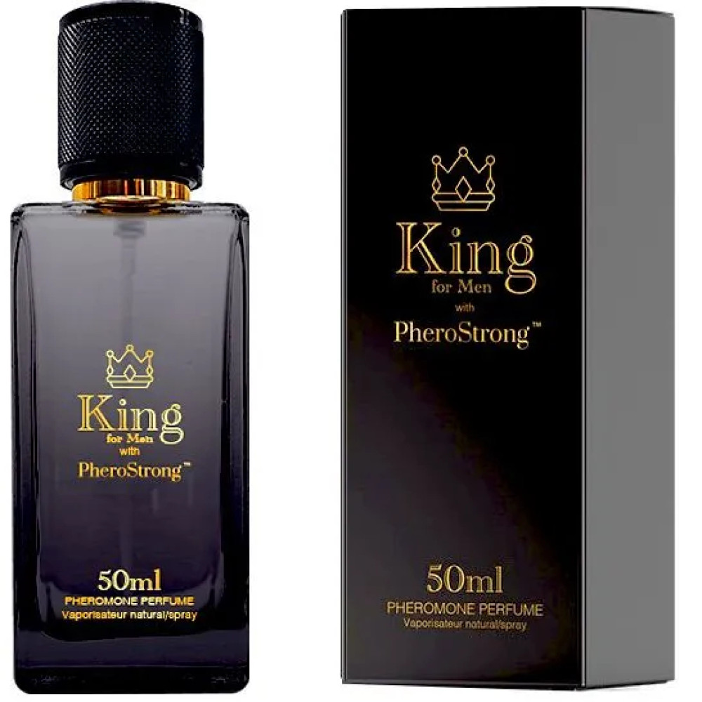Духи с феромонами для мужчин King PheroStrong, 50 мл, фото №3 — секс шоп Украина, NO TABOO
