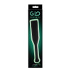 Шлепалка светящаяся NS Novelties GLO бело-черная, 29.7 х 5.5 см, фото №1 — секс шоп Украина, NO TABOO