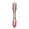 Вибратор-кролик смарт с нагревом Satisfyer Hot Lover розовый, 19.9 х 3.5 см фото №6 — секс игрушки: Украина, NO TABOO