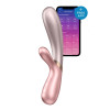 Вибратор-кролик смарт с нагревом Satisfyer Hot Lover розовый, 19.9 х 3.5 см фото №1 — секс игрушки: Украина, NO TABOO