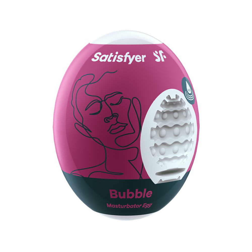 Набор самосмазывающихся мастурбаторов Satisfyer Masturbator Egg Bubble Fierce, 3 шт фото №6 — секс игрушки: Украина, NO TABOO