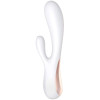 Вибратор-кролик Satisfyer Mono Flex с приложением, белый, 20.4 х 4 см фото №3 — секс игрушки: Украина, NO TABOO