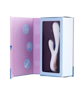 Вибратор-кролик Satisfyer Mono Flex с приложением, белый, 20.4 х 4 см - No Taboo