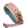Ошейник с поводком Fetish Collar with leash розовый, фото №2 — секс шоп Украина, NO TABOO