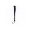 Плеть с заклепками-сердечками Fetish Flogger black with red heart черная, 40 см, фото №2 — секс шоп Украина, NO TABOO