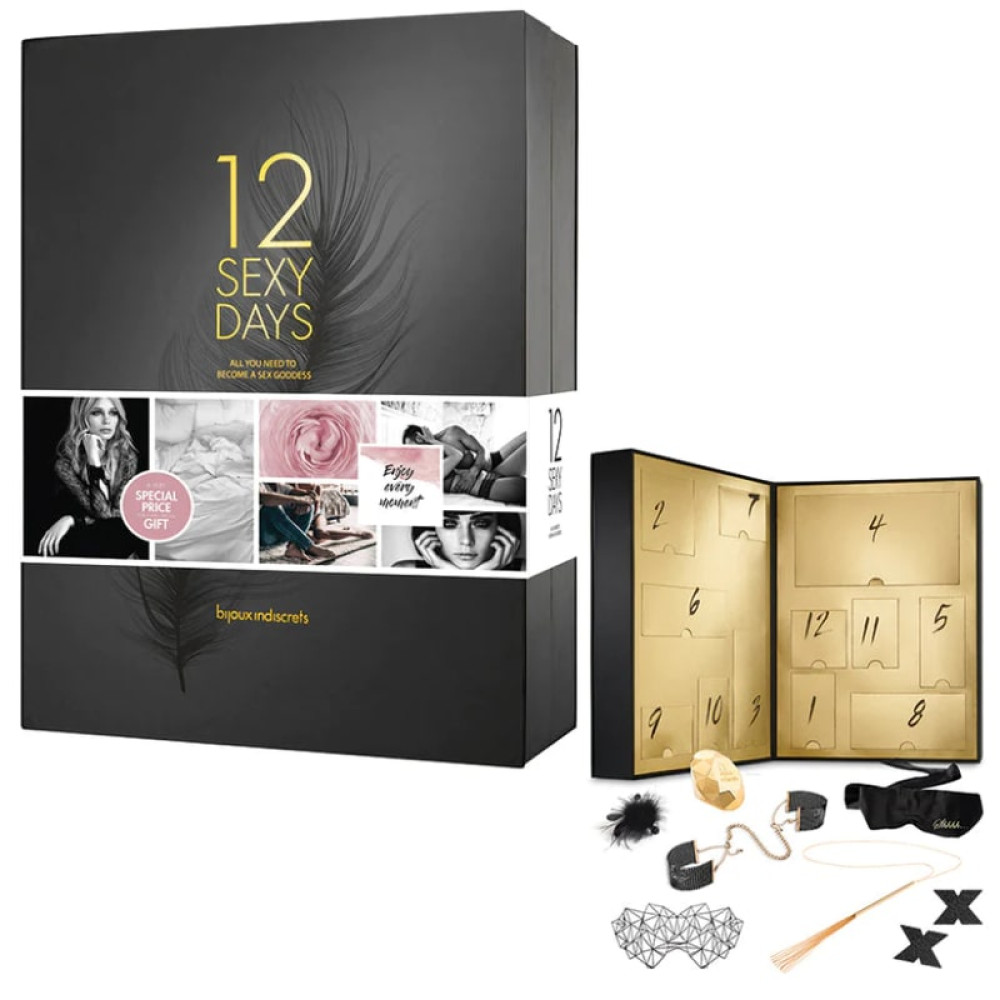 Набор адвент-календарь 12 SEXY DAYS Bijoux Indiscrets БДСМ атрибутов и аксессуаров, фото №3 — секс шоп Украина, NO TABOO
