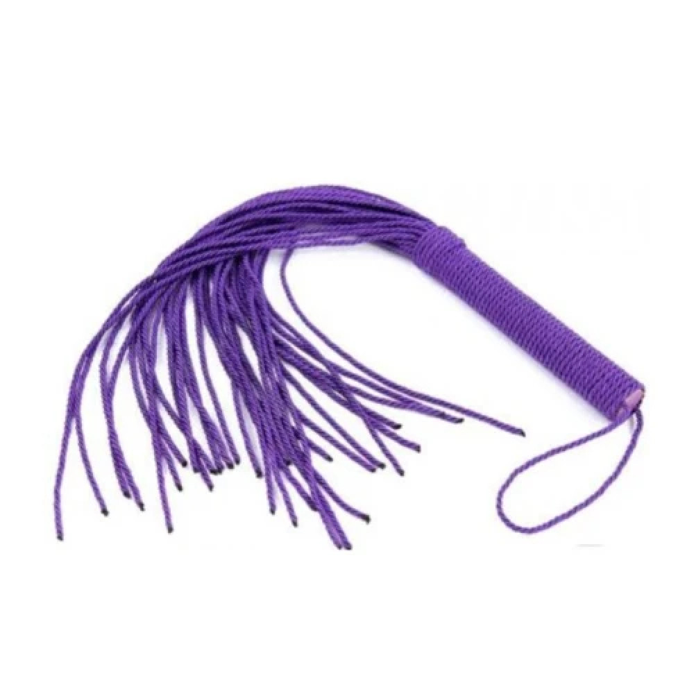 Флоггер из веревок Fetish Rope flogger фиолетовый, фото №0 — секс шоп Украина, NO TABOO