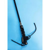Стек со шнуровкой на рукояти Fetish Whip braid черный , фото №4 — секс шоп Украина, NO TABOO