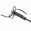Стек со шнуровкой на рукояти Fetish Whip braid черный , фото №2 — секс шоп Украина, NO TABOO