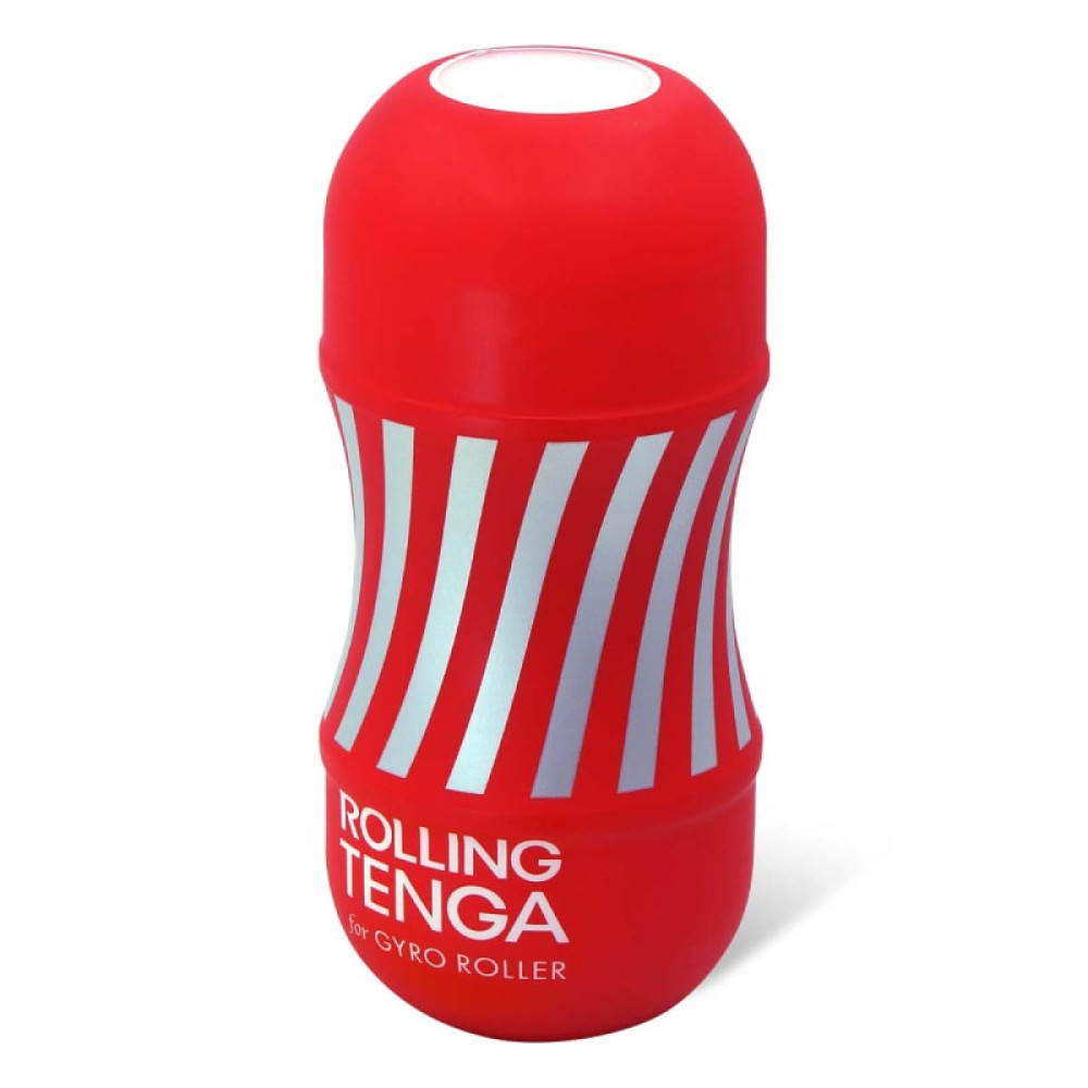 Мастурбатор нереалистичный Rolling Tenga Gyro Roller Cup красно-белый, 15 х 4.5 см фото №3 — секс игрушки: Украина, NO TABOO
