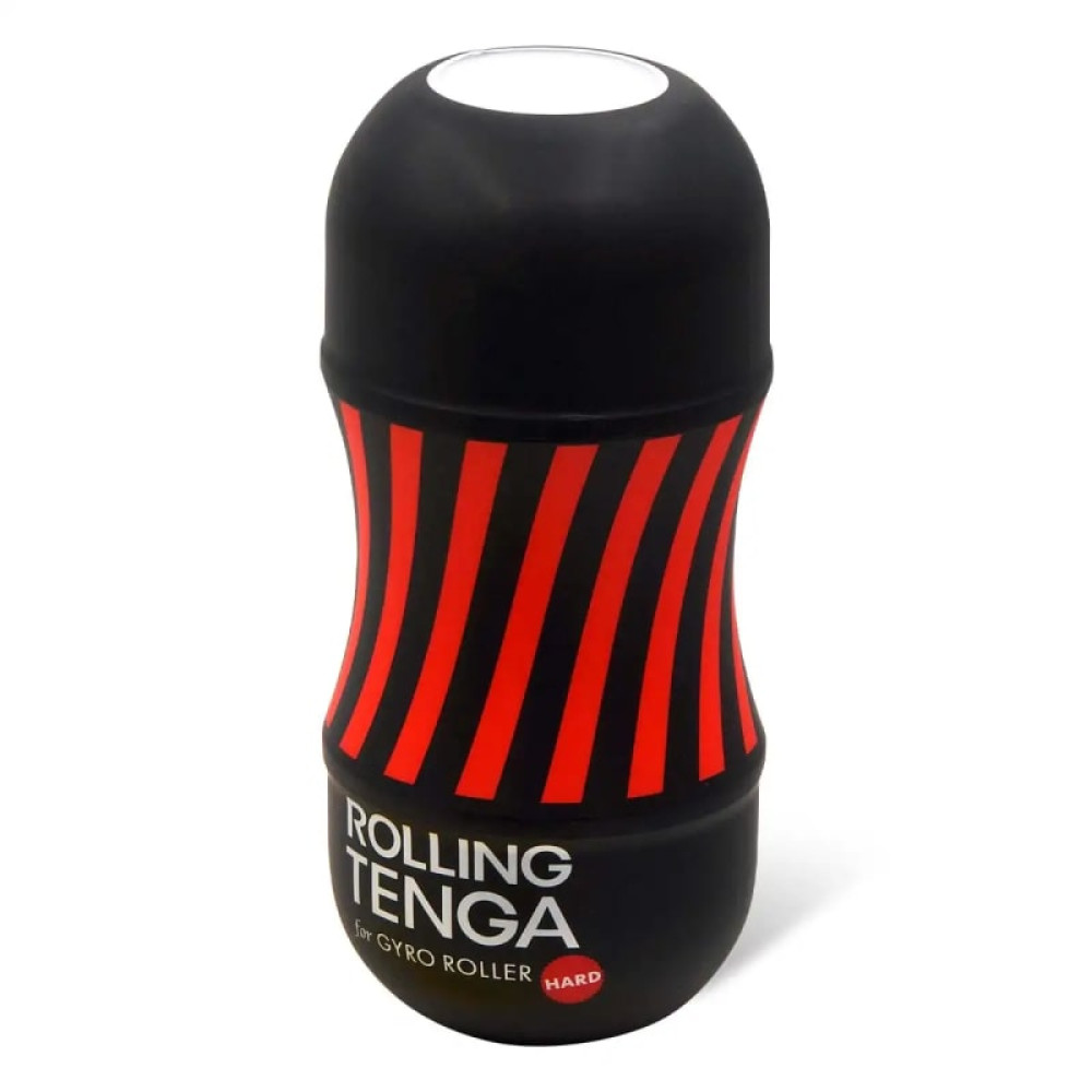 Мастурбатор нереалистичный Rolling Tenga Gyro Roller Cup черно-красный, 15 х 4.5 см фото №3 — секс игрушки: Украина, NO TABOO
