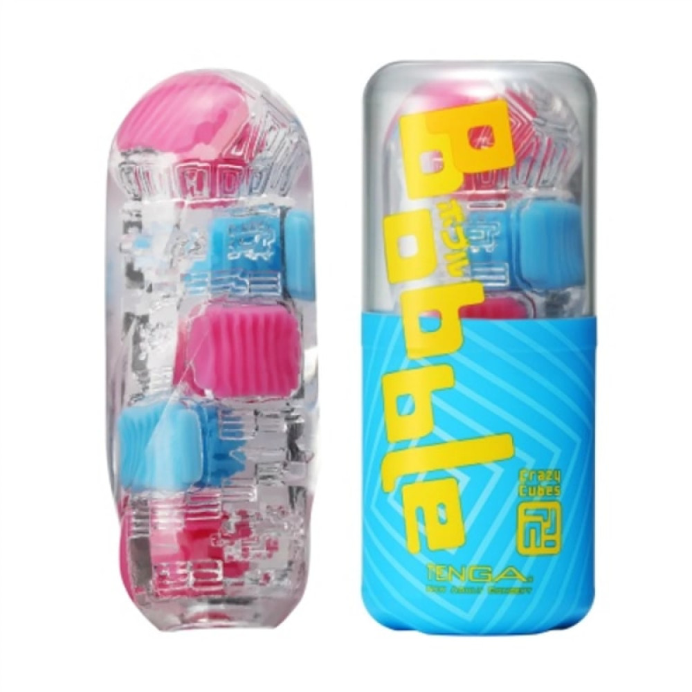 Мастурбатор нереалистичный TENGA Bobble Crazy Cubes разноцветный, 16.5 х 4.5 см фото №0 — секс игрушки: Украина, NO TABOO
