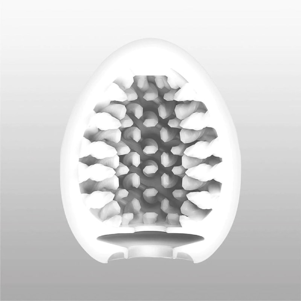 Мастурбатор хай-тек TENGA Egg New Standard Brush белый, 4.9 × 4.9 × 6.09 см фото №2 — секс игрушки: Украина, NO TABOO
