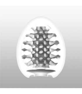 Мастурбатор хай-тек TENGA Egg New Standard Brush белый, 4.9 × 4.9 × 6.09 см - No Taboo