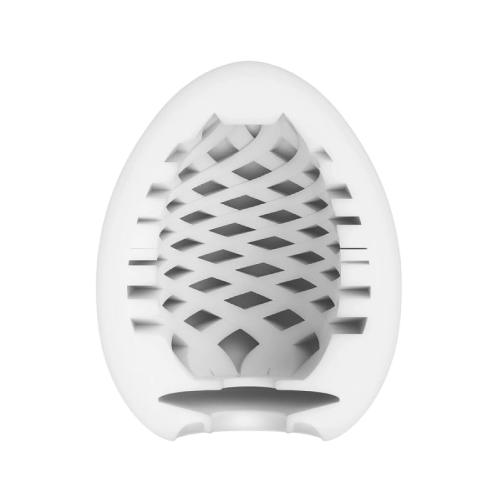 Мастурбатор хай-тек TENGA Egg Wonder Mesh белый, 4.9 × 4.9 × 6.1 см фото №2 — секс игрушки: Украина, NO TABOO
