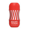 Мастурбатор нереалистичный Rolling Tenga Gyro Roller Cup красно-белый, 15 х 4.5 см фото №1 — секс игрушки: Украина, NO TABOO