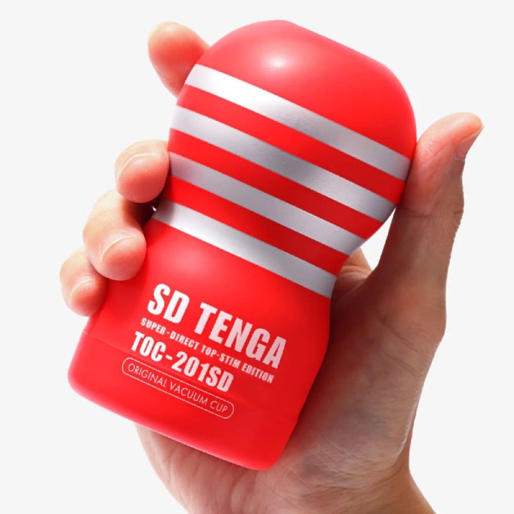 Мастурбатор мини в колбе Tenga SD Original Vacuum Cup Gentle красный фото №5 — секс игрушки: Украина, NO TABOO