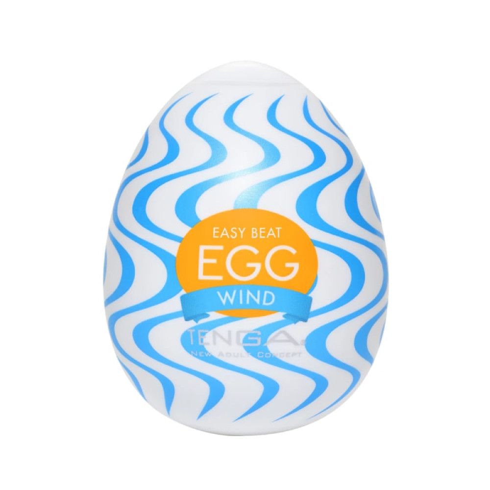 Мастурбатор хай-тек TENGA Egg Wonder Wind белый, 4.9 × 4.9 × 6.1 см фото №0 — секс игрушки: Украина, NO TABOO