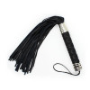 Флоггер Fetish Big flogger M черный, с петлей на рукояти, фото №1 — секс шоп Украина, NO TABOO