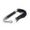 Флоггер Fetish Big flogger M черный, с петлей на рукояти, фото №3 — секс шоп Украина, NO TABOO