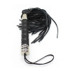 Флоггер Fetish Big flogger M черный, с петлей на рукояти, фото №2 — секс шоп Украина, NO TABOO