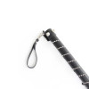 Флоггер с заклепками на рукояти Fetish Bling flogger with glass diampnd черный, 65 см, фото №3 — секс шоп Украина, NO TABOO