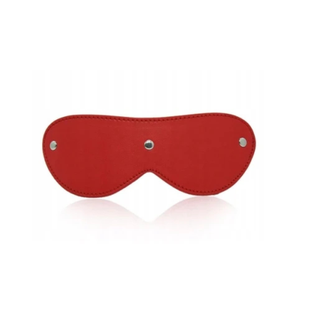 Маска с закрытыми глазами Fetish Blindfold красная, фото №0 — секс шоп Украина, NO TABOO