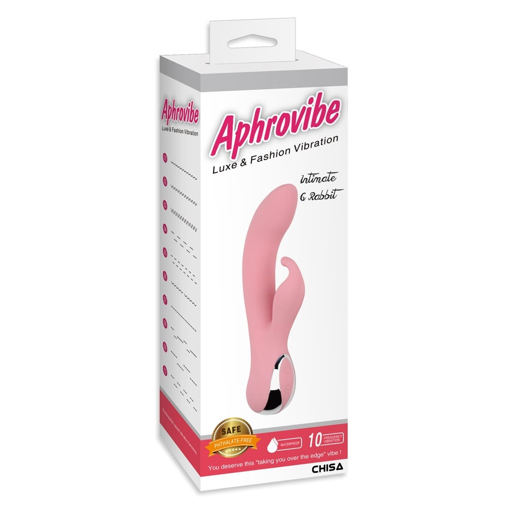 Вибратор-кролик Chisa Intimate розовый, 18 х 3 см фото №2 — секс игрушки: Украина, NO TABOO