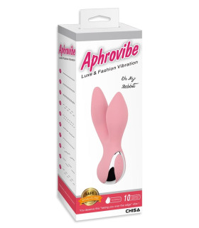 Вибратор-кролик Chisa Aphrovibe розовый, 13.5 х 4 см - No Taboo