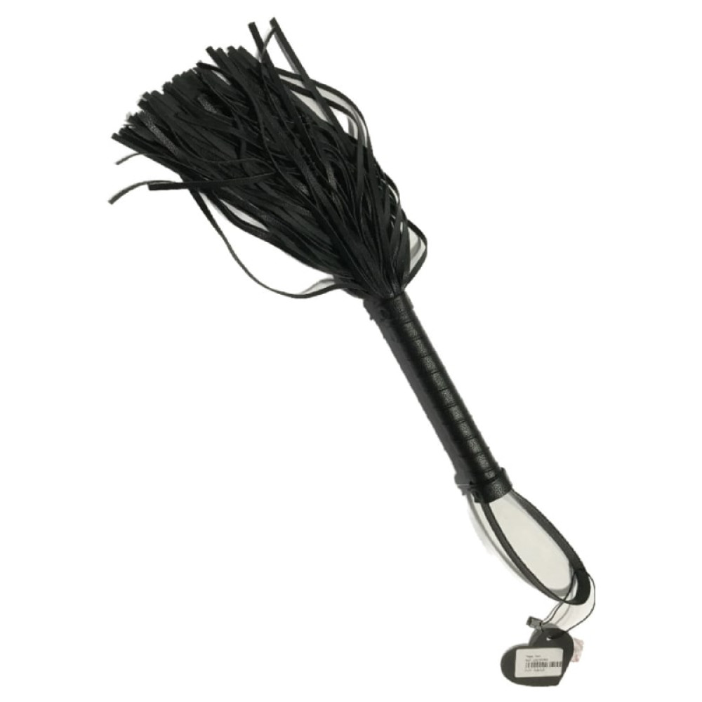 Флоггер с петлей на рукояти Fetish Flogger черный, фото №0 — секс шоп Украина, NO TABOO