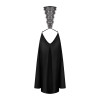 Сексуальна сукня Obsessive Agatya, L/XL, довга, з мереживом, чорна, фото №6 — секс шоп Україна, NO TABOO