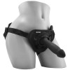 Страпон с вибрирующим адаптером Smooth Vibrating Pleasure Set с дистанционным пультом, черный, 16.5 х 3.8 см фото №3 — секс игрушки: Украина, NO TABOO