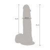 Вибратор реалистичный с вращающимися шариками TOY JOY с дистанционным пультом, бежевый, 21 х 4.5 см фото №5 — секс игрушки: Украина, NO TABOO