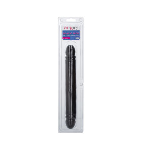 Фаллоимитатор двусторонний реалистичный California Exotic Novelties черный, 30 х 4 см - No Taboo